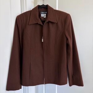 Sag Harbor Chocolate Brown Harrington Jacket